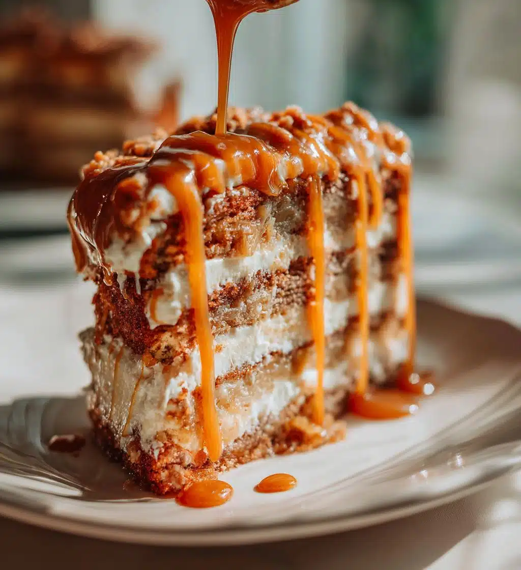 Christmas Caramel Cake - detail 1