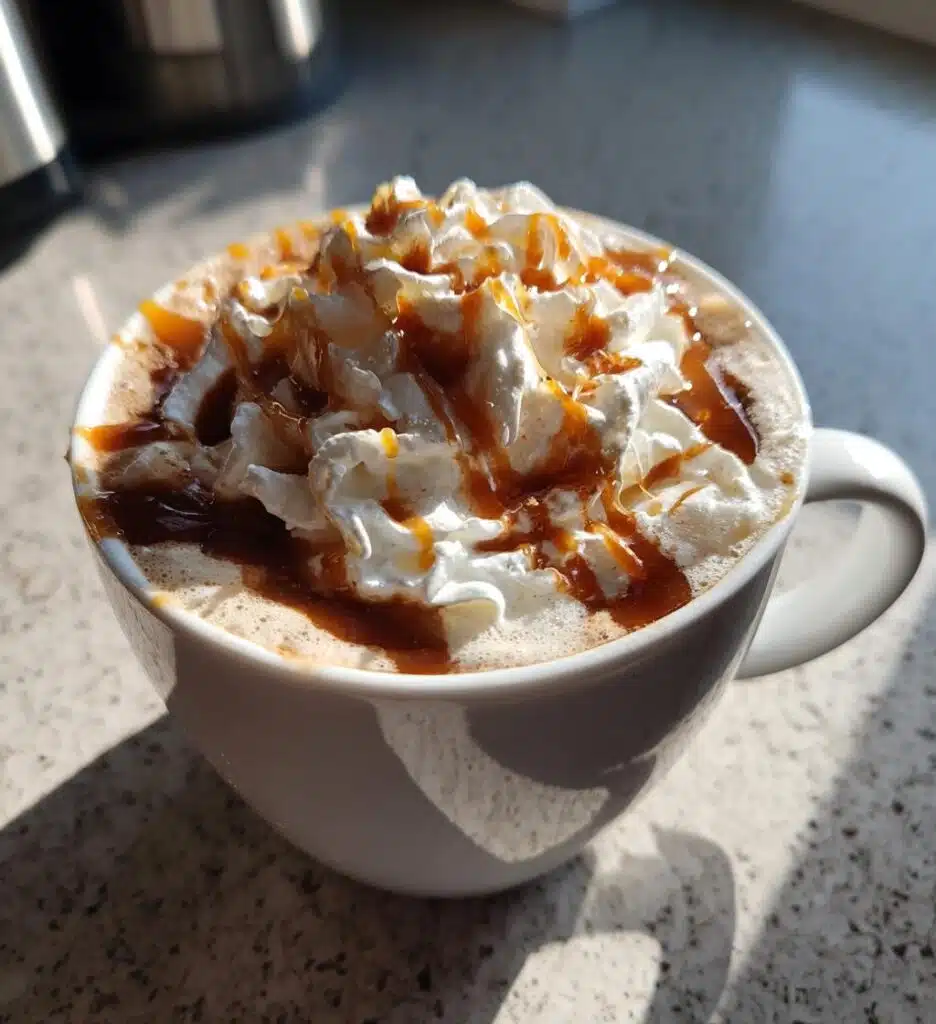 Christmas Caramel Latte