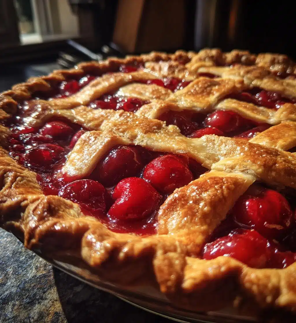 Christmas Cherry Pie - detail 1