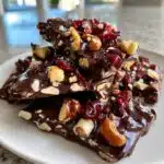 Christmas Chocolate Bark with Nuts