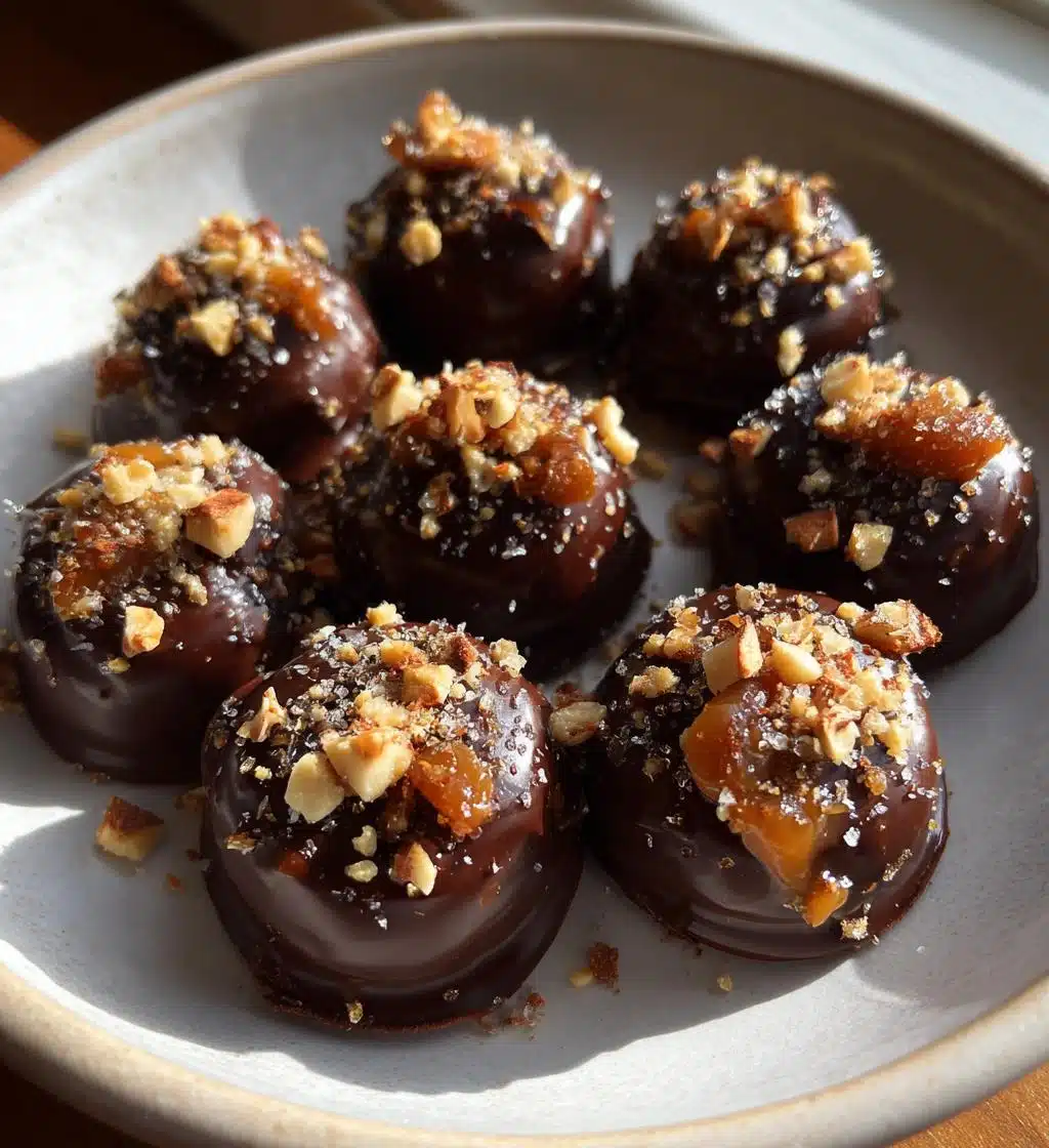 Christmas Chocolate Caramel Bites