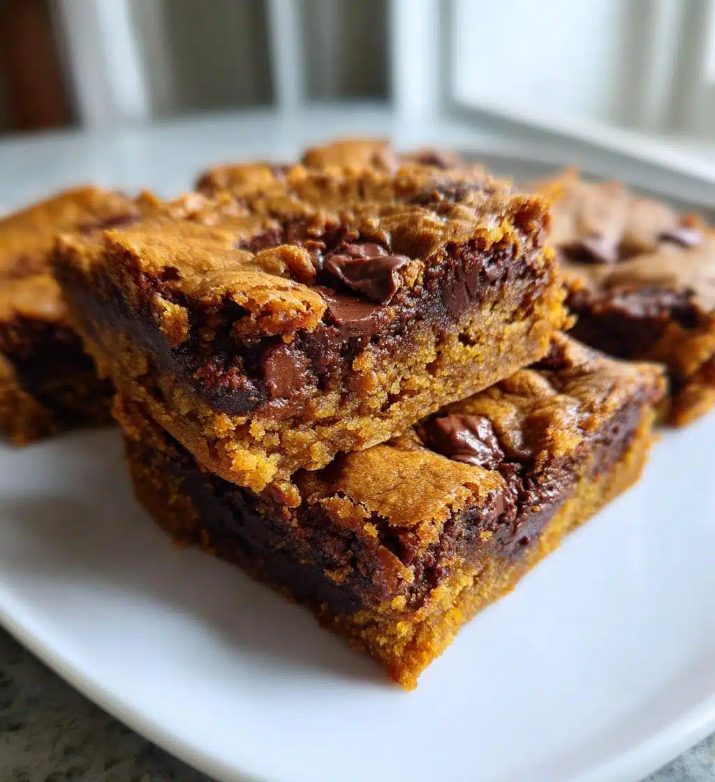 Christmas Chocolate Chip Blondies - detail 1