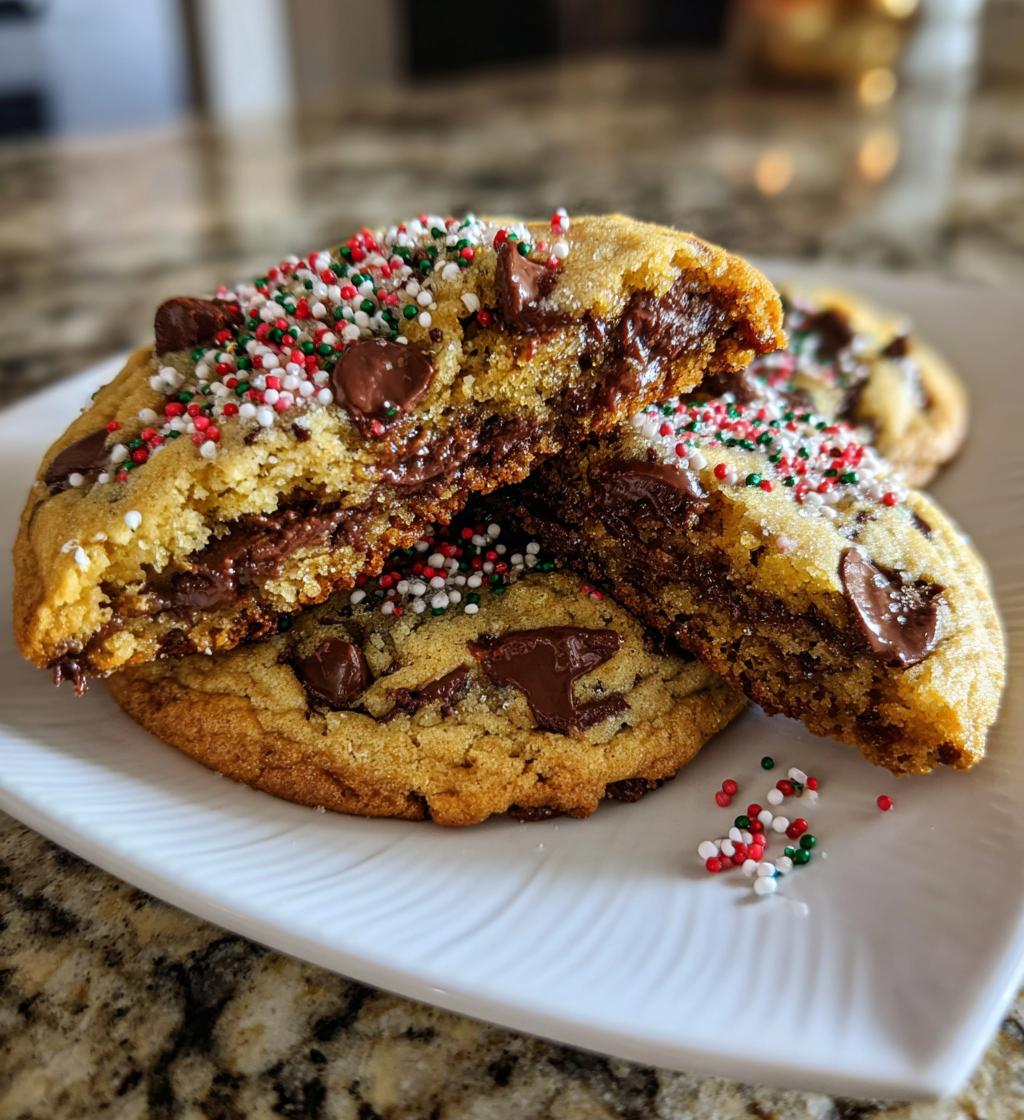 Christmas Chocolate Chip Cookies - detail 1