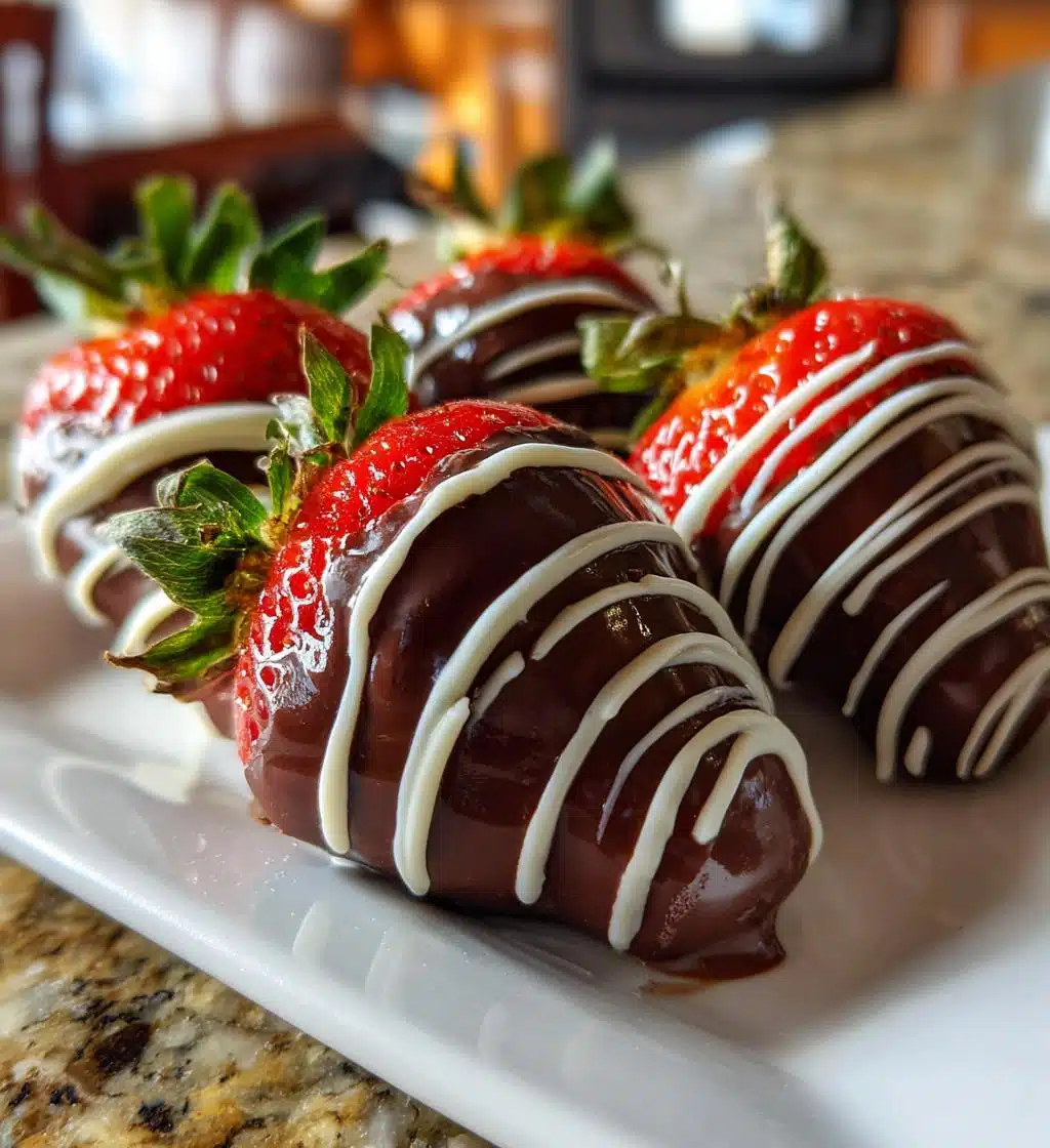 Christmas Chocolate Covered Strawberries - detail 1