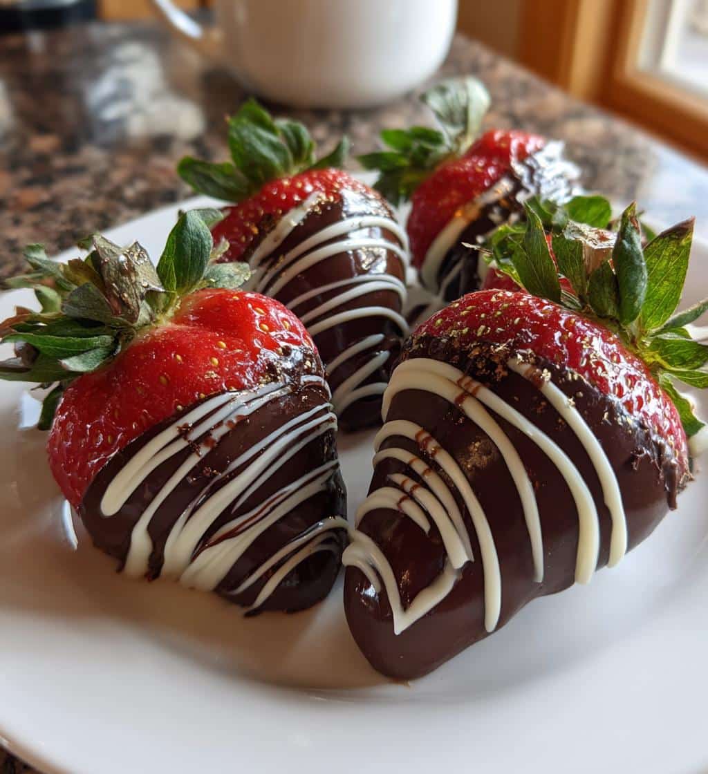 Christmas Chocolate Covered Strawberries