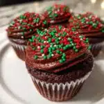 Christmas Chocolate Cupcakes