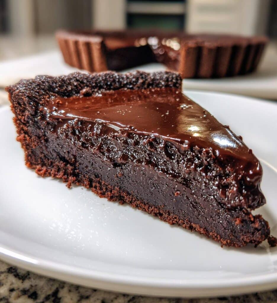 Christmas Chocolate Ganache Tart