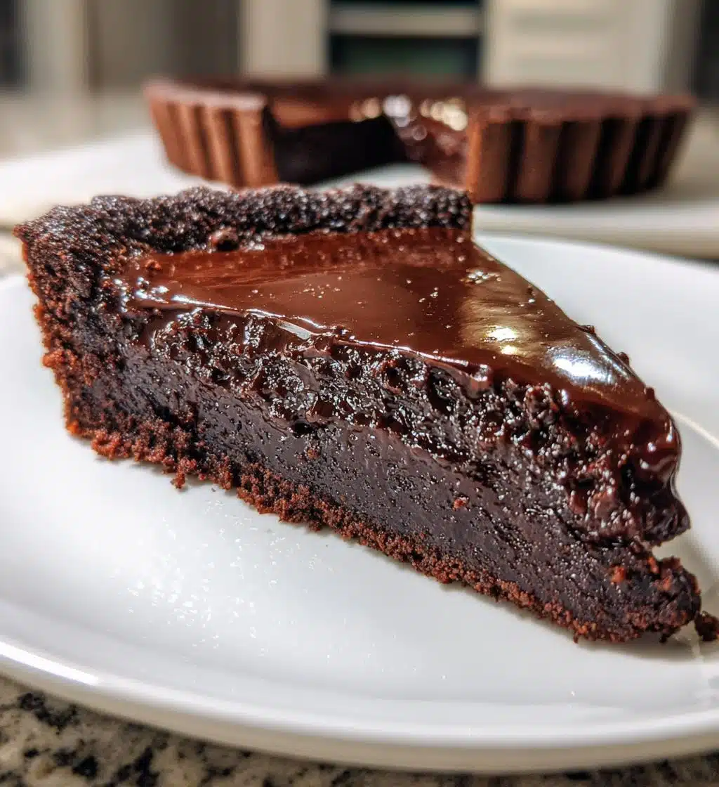 Christmas Chocolate Ganache Tart