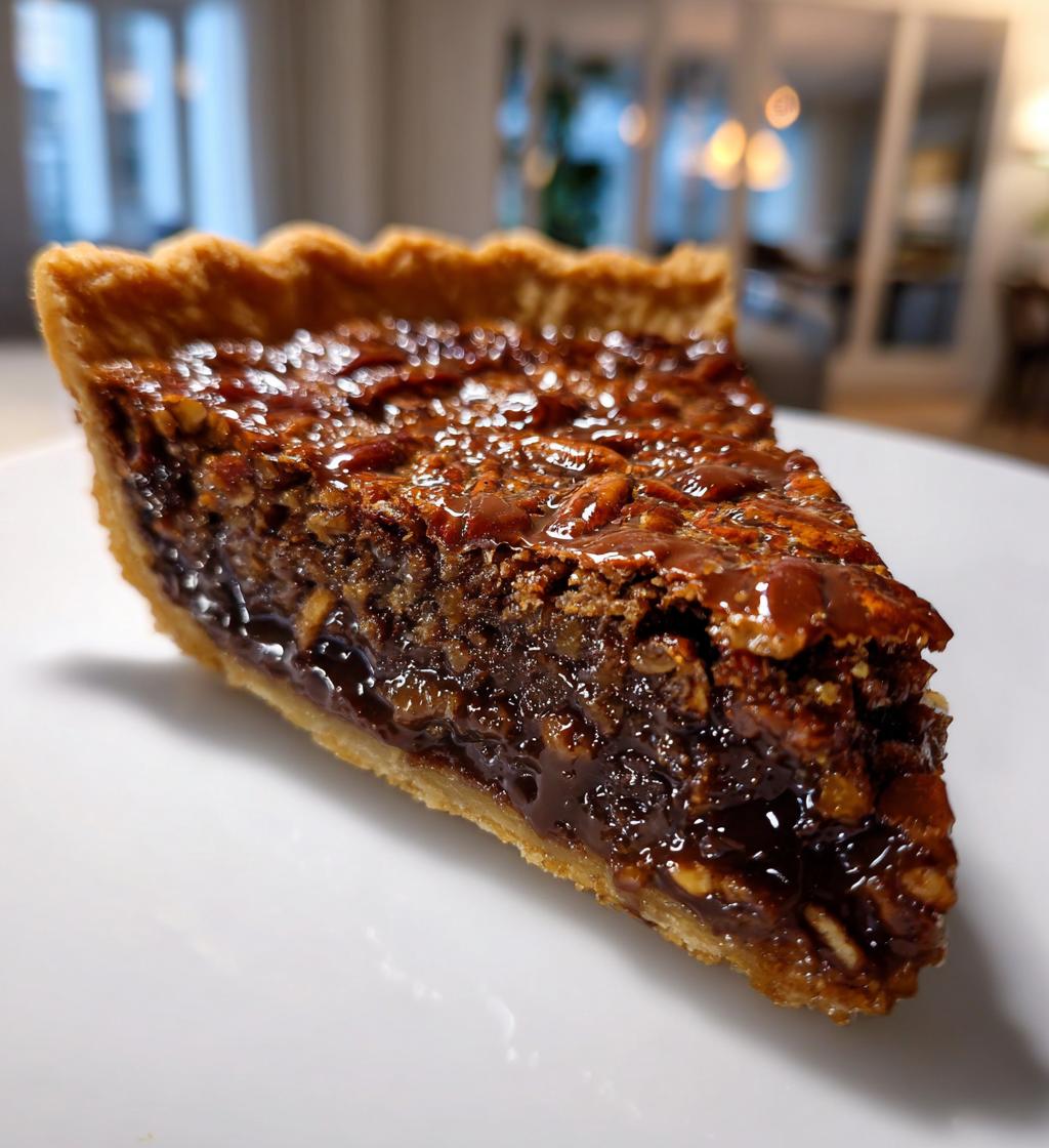 Christmas Chocolate Pecan Pie - detail 1