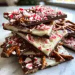 Christmas Chocolate Pretzel Bark