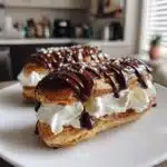 Christmas Chocolate Éclairs