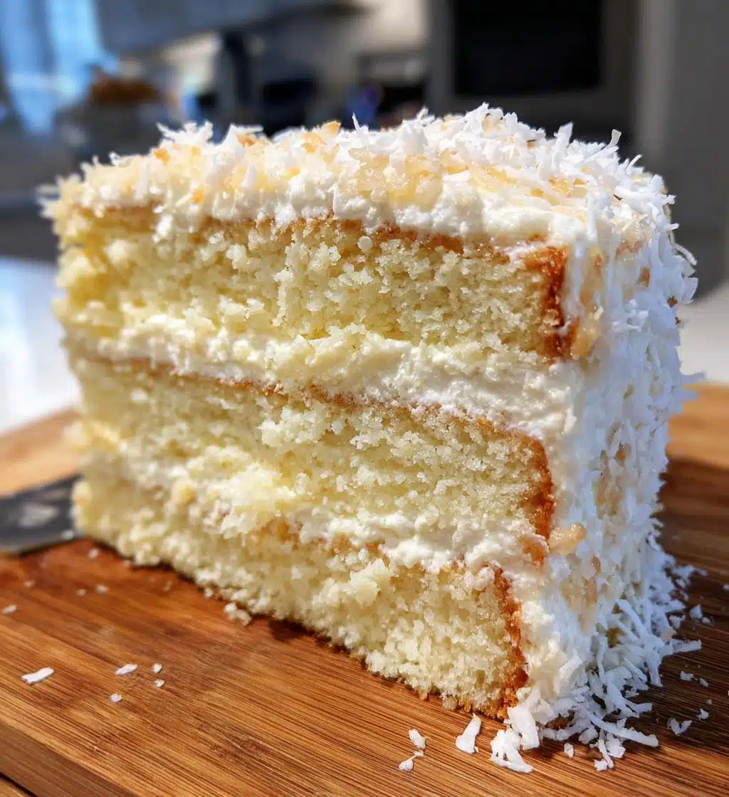 Christmas Coconut Cake - detail 1