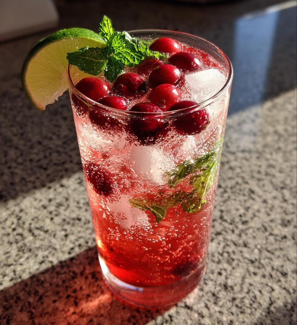 Christmas Cranberry Sparkler - detail 1