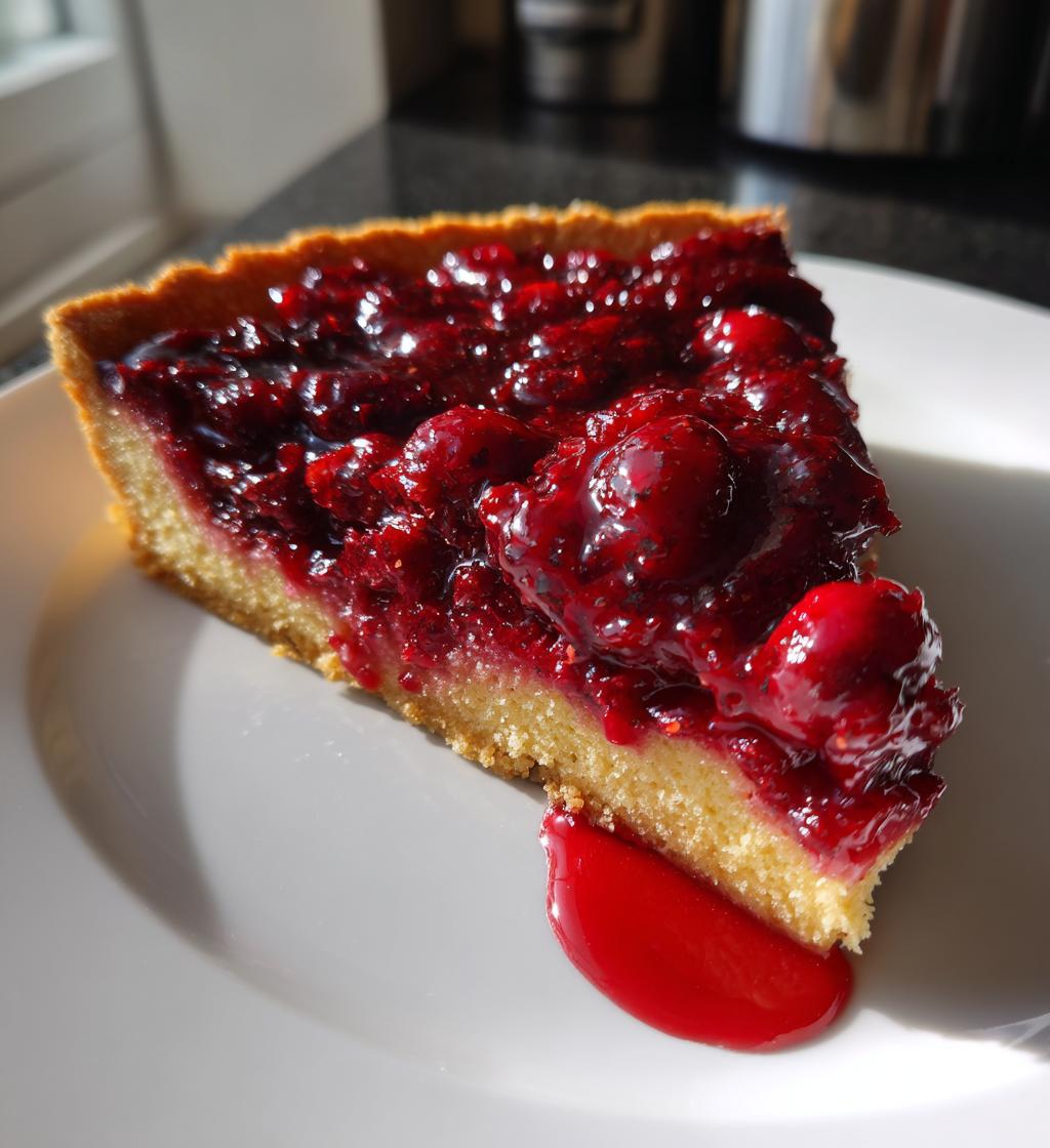Christmas Cranberry Tart - detail 1