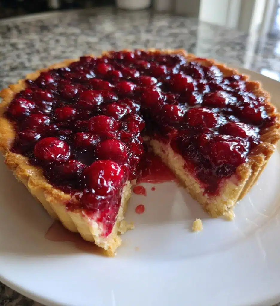 Christmas Cranberry Tart
