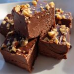 Christmas Dark Chocolate Fudge
