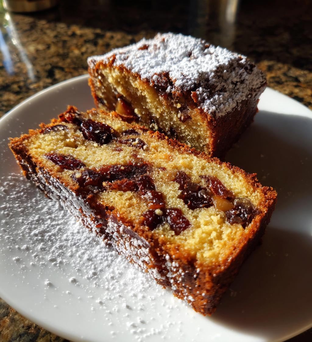 Christmas Date and Walnut Cake - detail 1