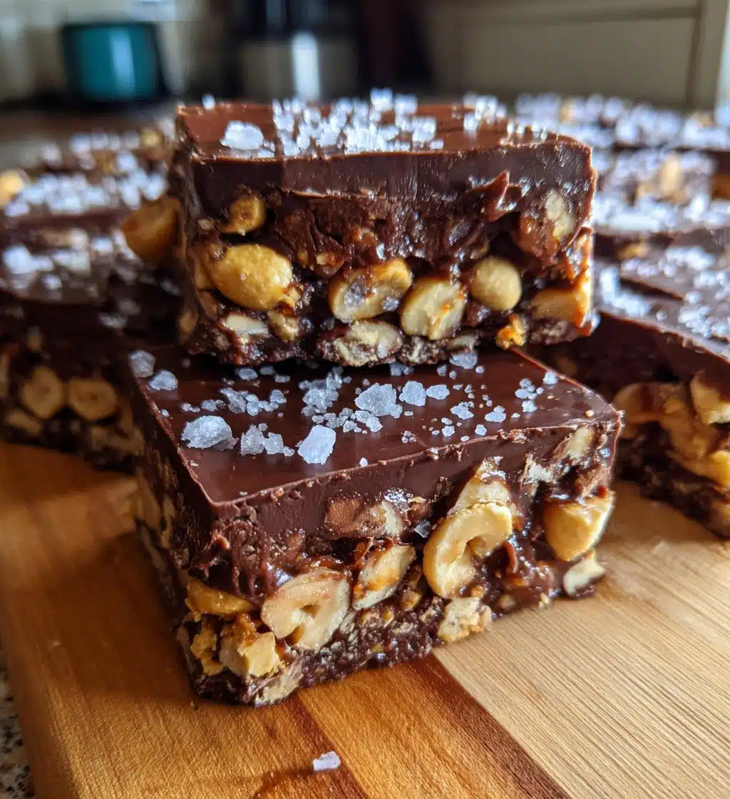 Christmas Hazelnut Chocolate Squares