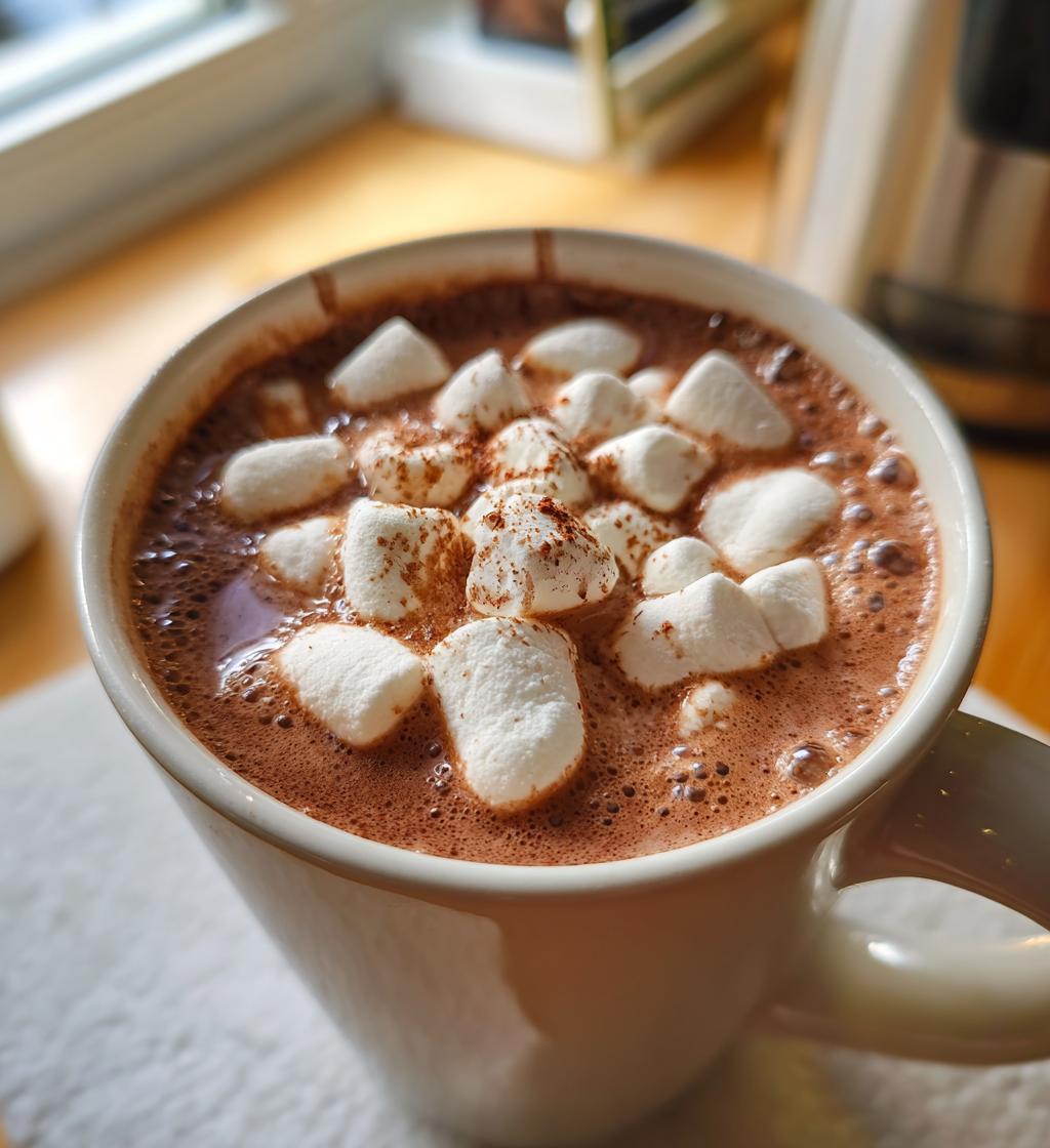 Christmas Hot Chocolate with Marshmallows - detail 1
