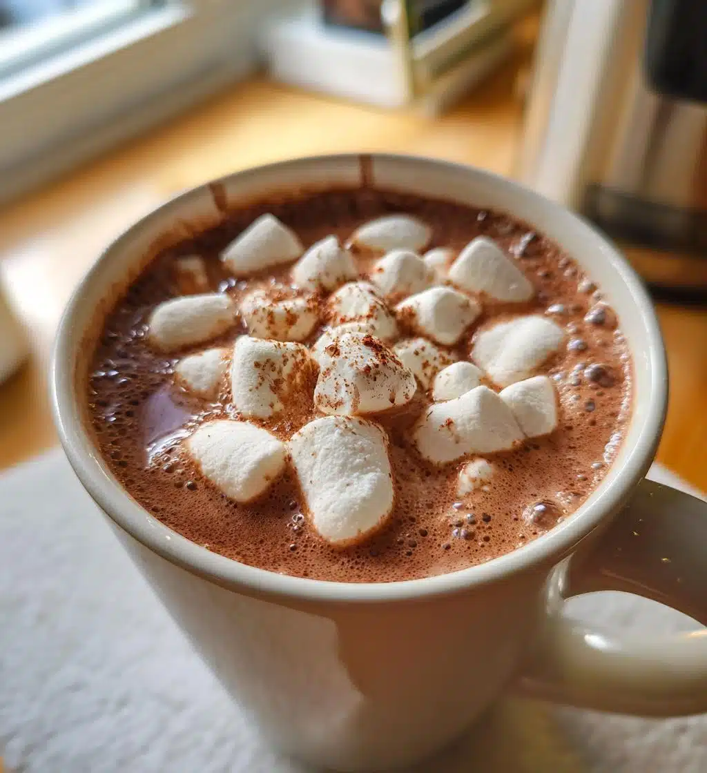 Christmas Hot Chocolate with Marshmallows - detail 1