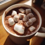 Christmas Hot Chocolate with Marshmallows