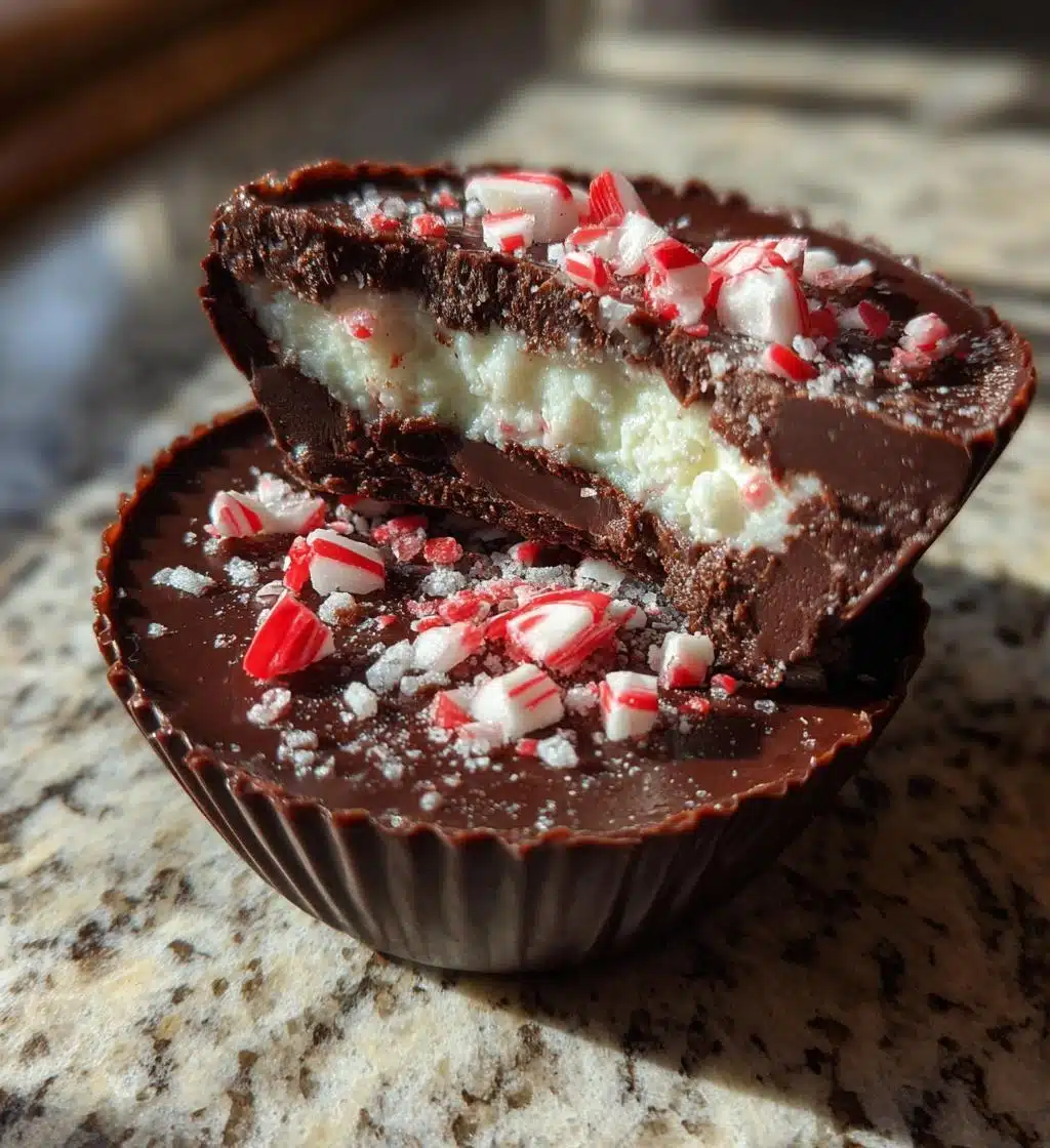 Christmas Mint Chocolate Cups - detail 1