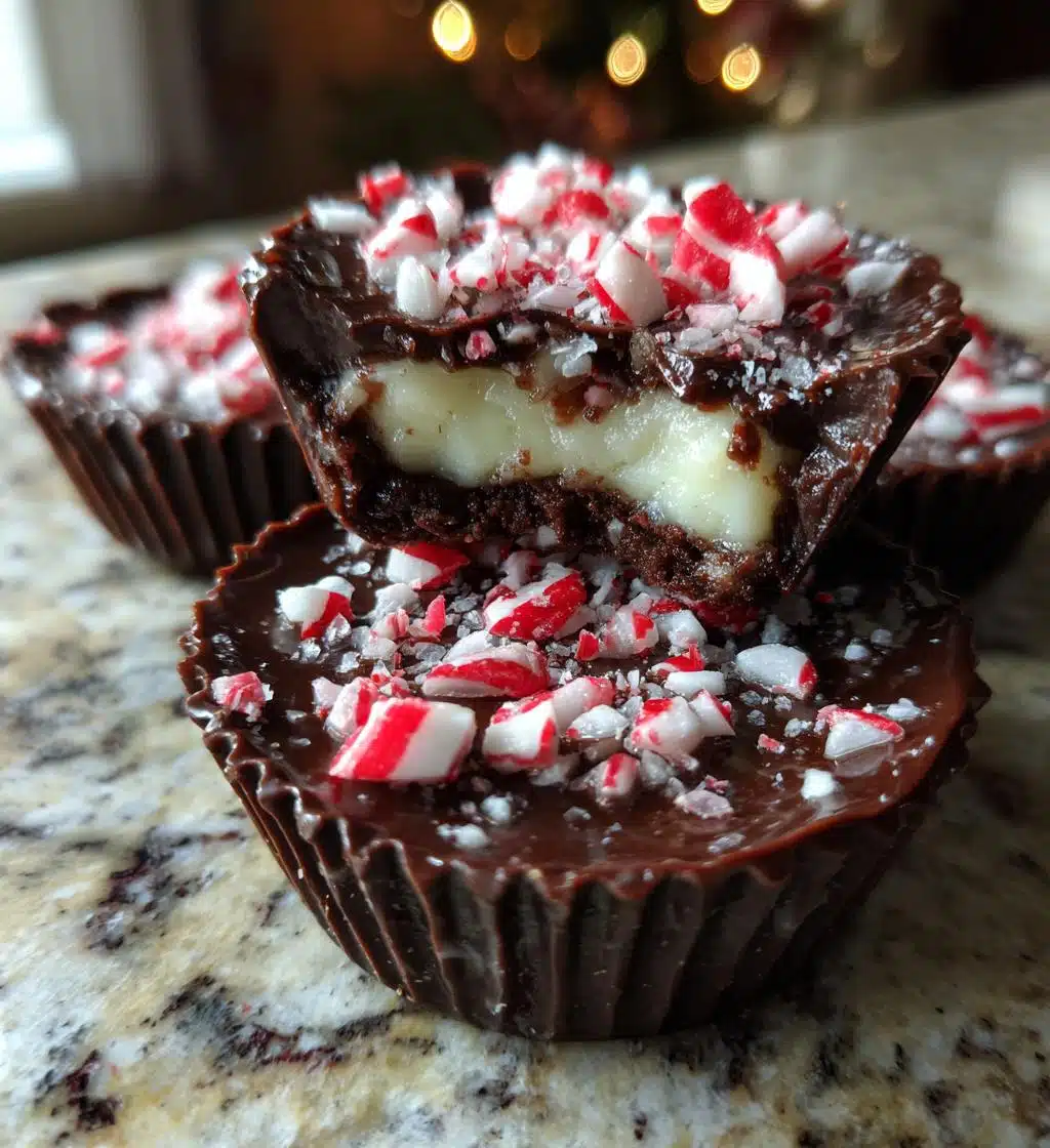 Christmas Mint Chocolate Cups