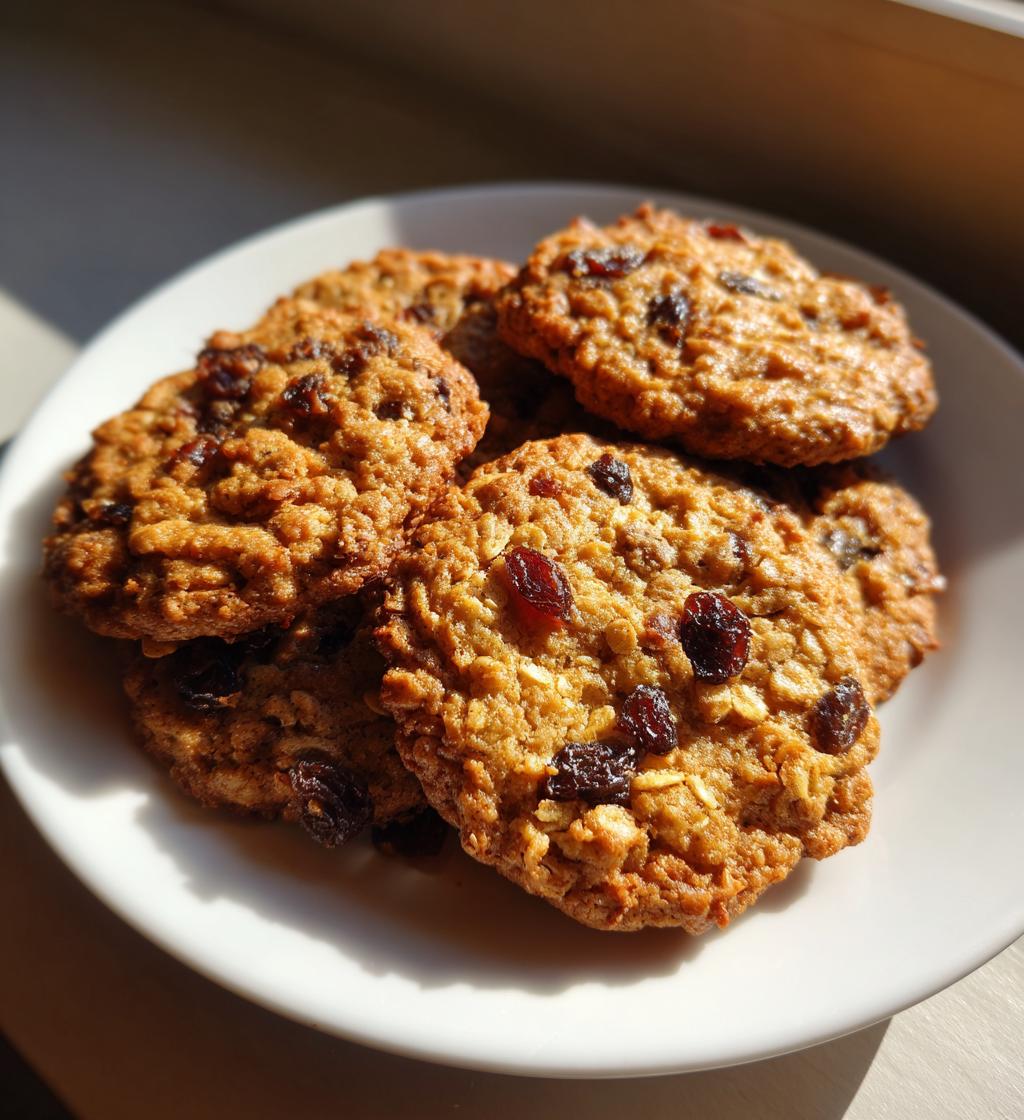 Christmas Oatmeal Raisin Cookies - detail 1