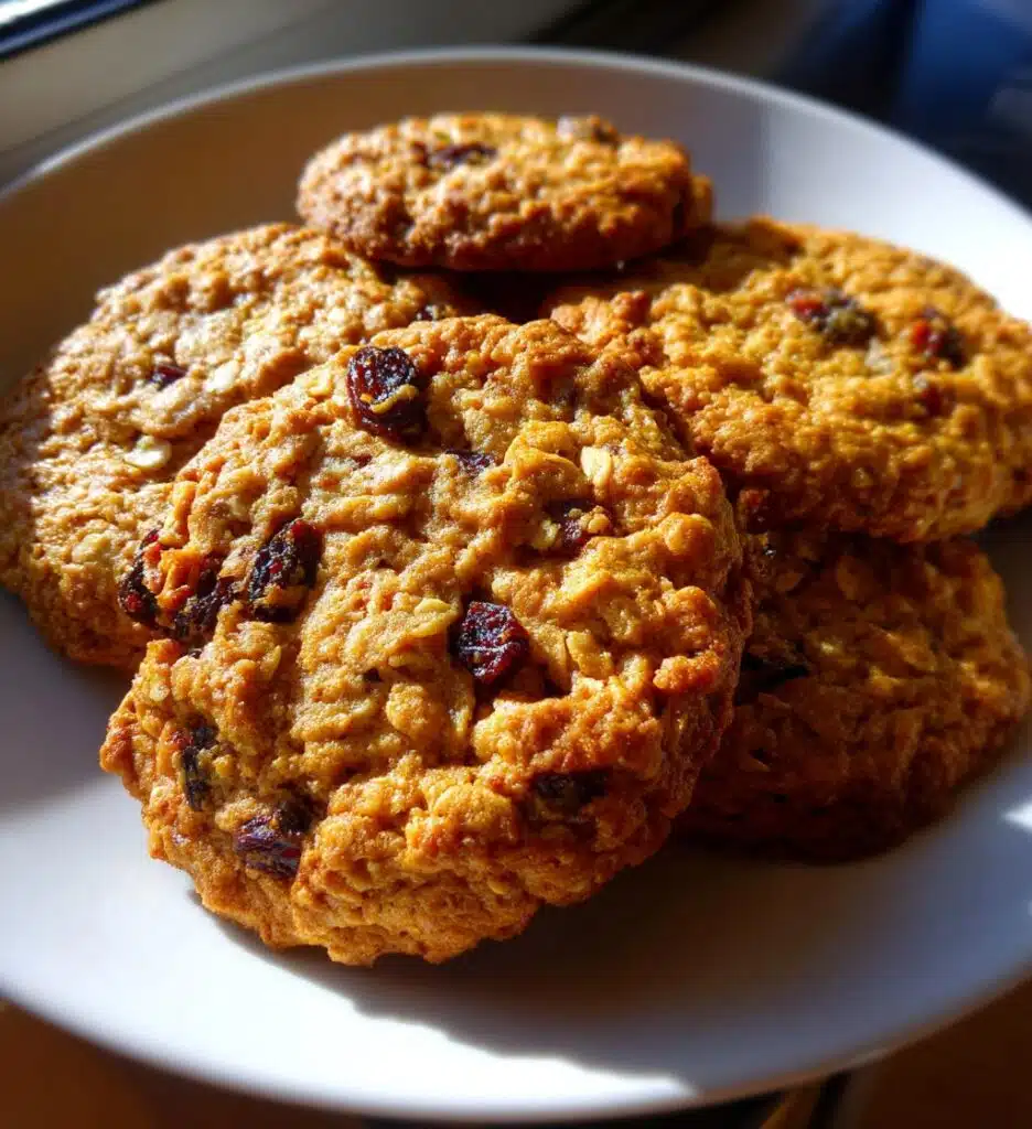 Christmas Oatmeal Raisin Cookies