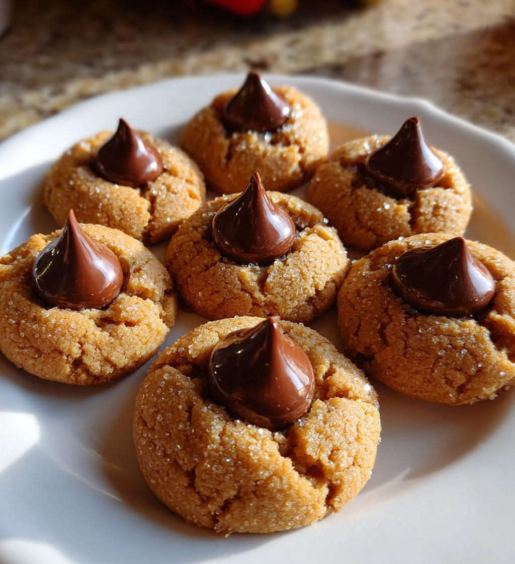 Christmas Peanut Butter Blossoms - detail 1