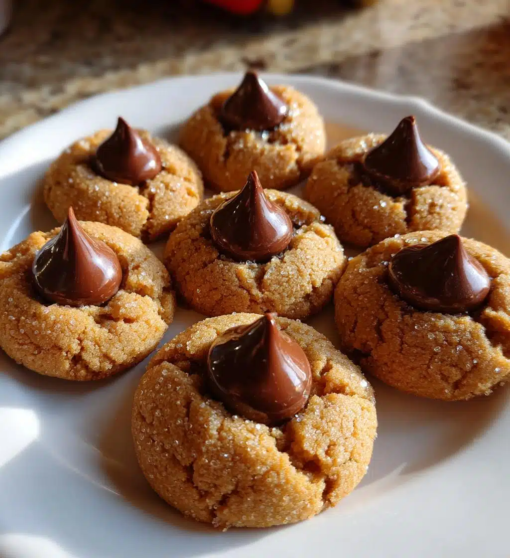 Christmas Peanut Butter Blossoms - detail 1