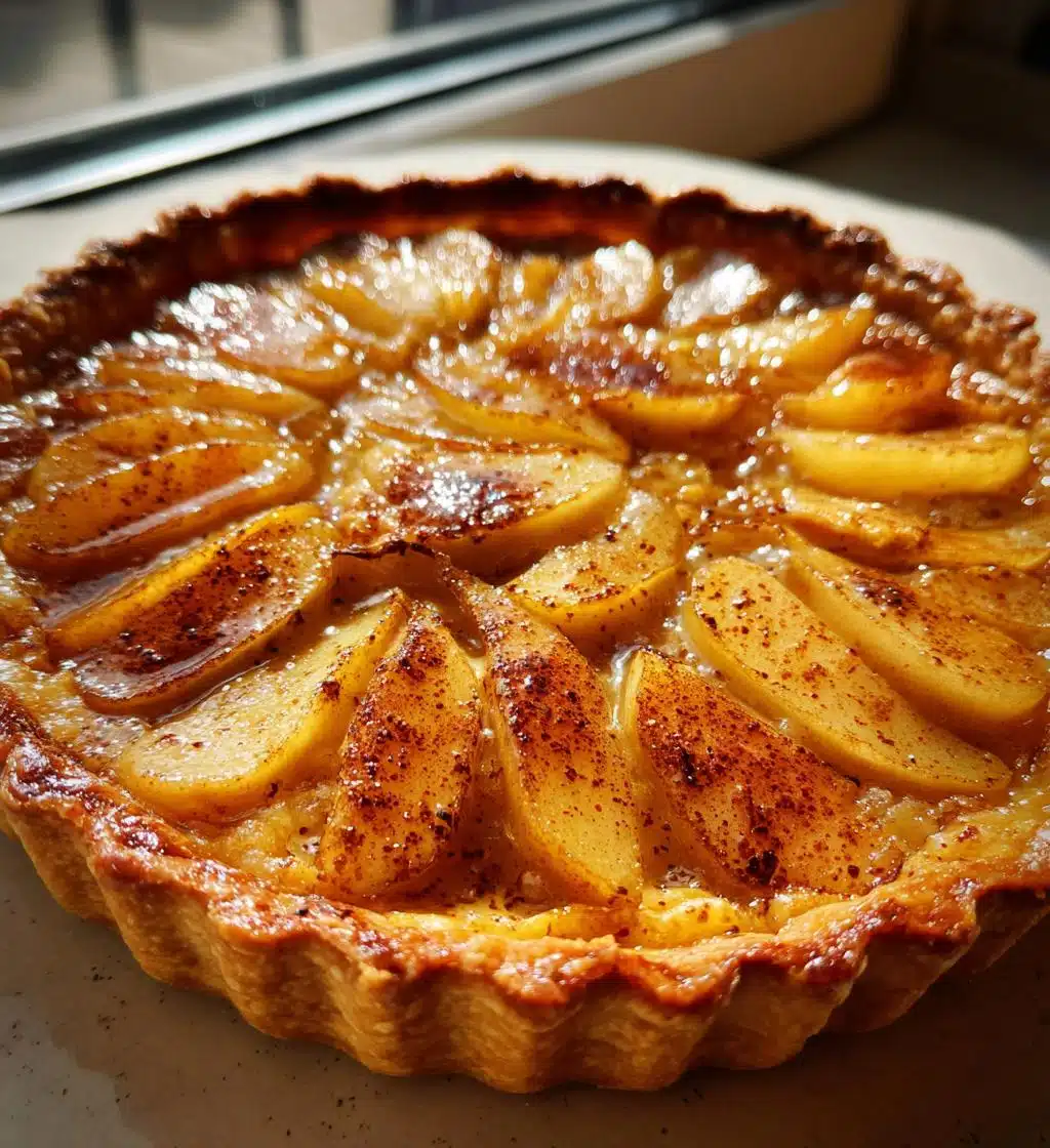 Christmas Pear Tart - detail 1