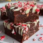 Christmas Peppermint Fudge Bars