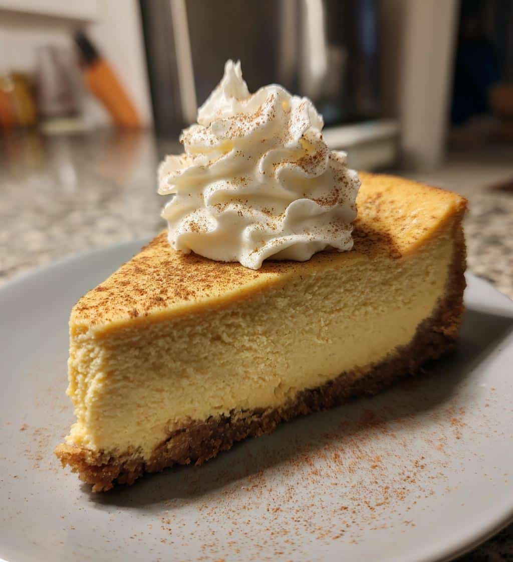 Christmas Pumpkin Cheesecake - detail 1