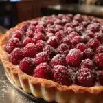 Christmas Raspberry Tart