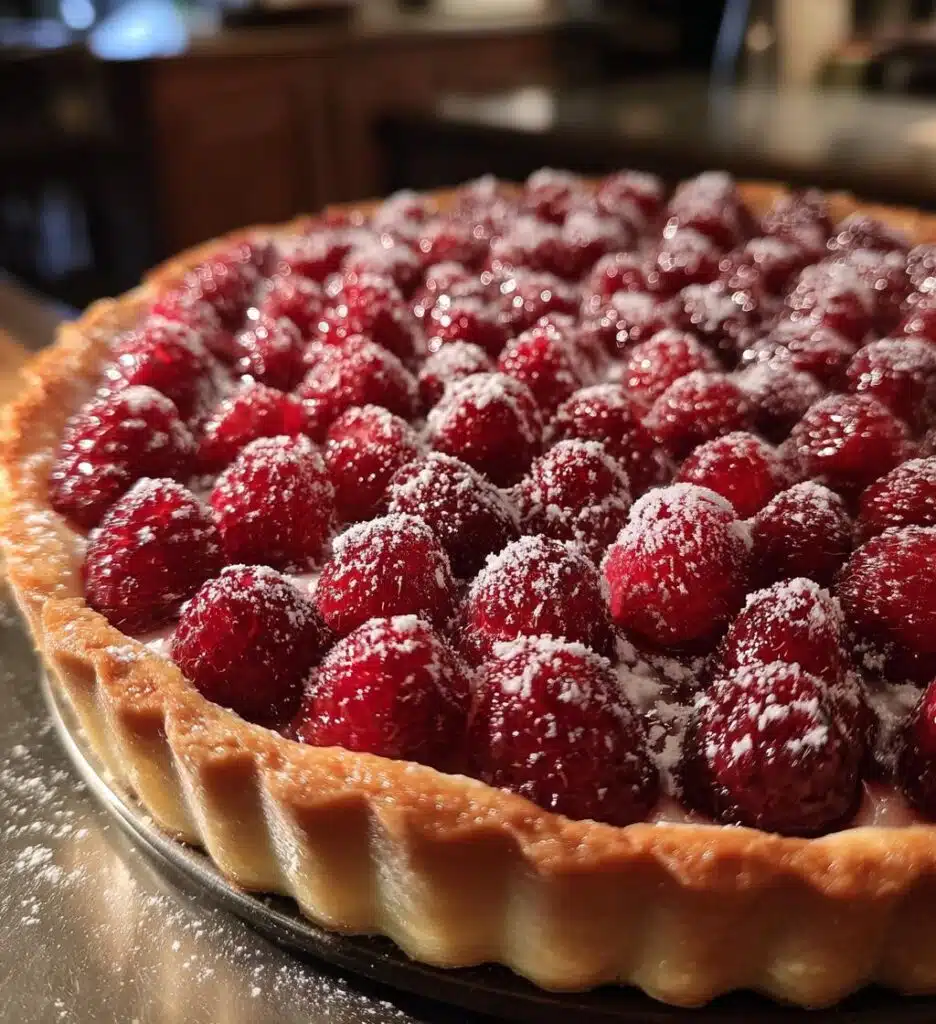 Christmas Raspberry Tart