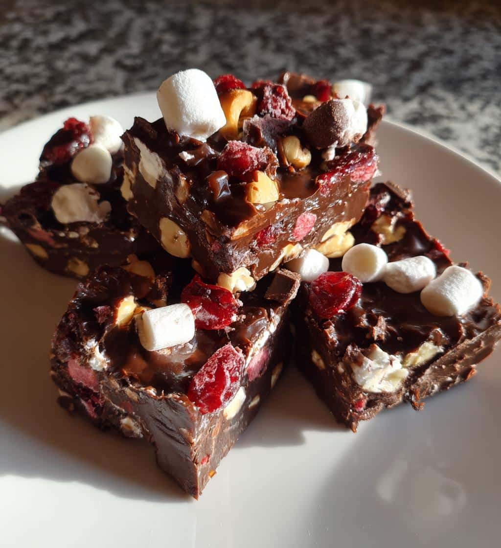 Christmas Rocky Road Dessert - detail 1