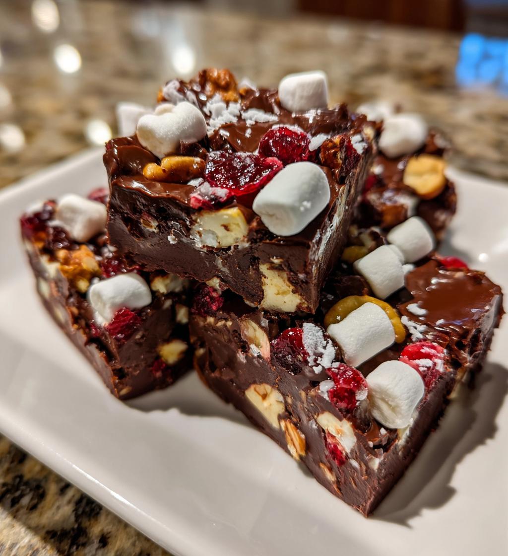 Christmas Rocky Road Dessert