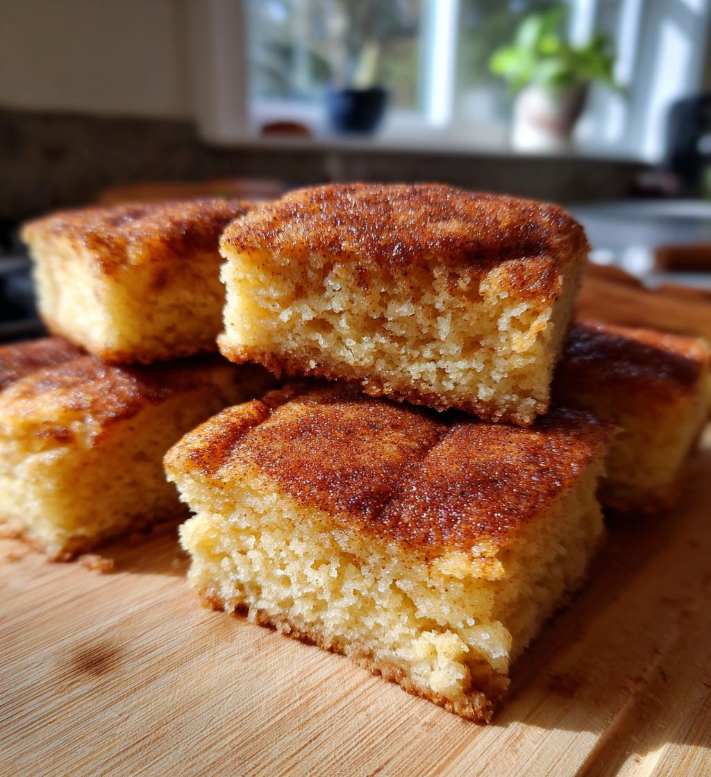 Christmas Snickerdoodle Bars - detail 1
