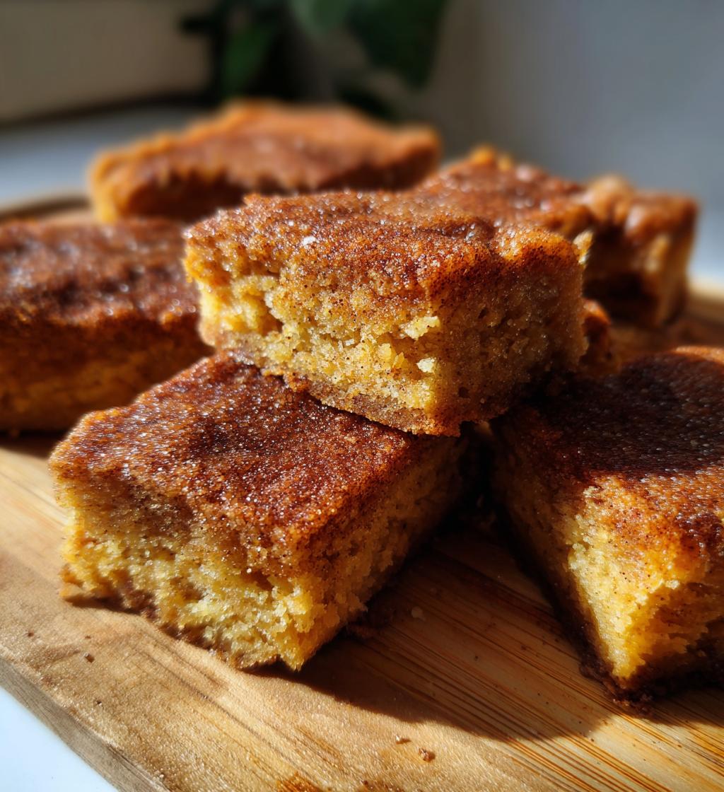 Christmas Snickerdoodle Bars