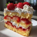 Christmas Strawberry Cake