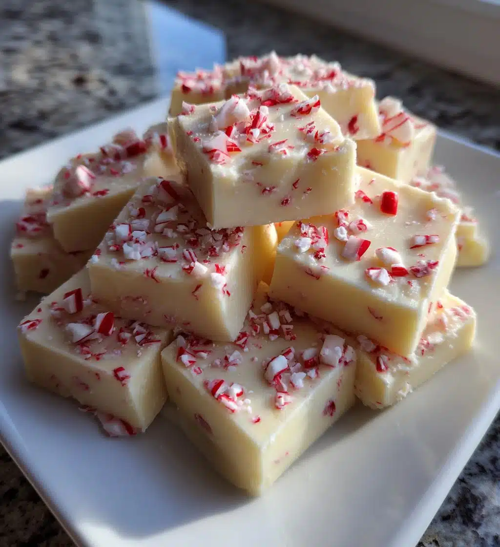 Christmas White Chocolate Fudge - detail 1
