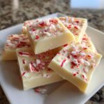 Christmas White Chocolate Fudge