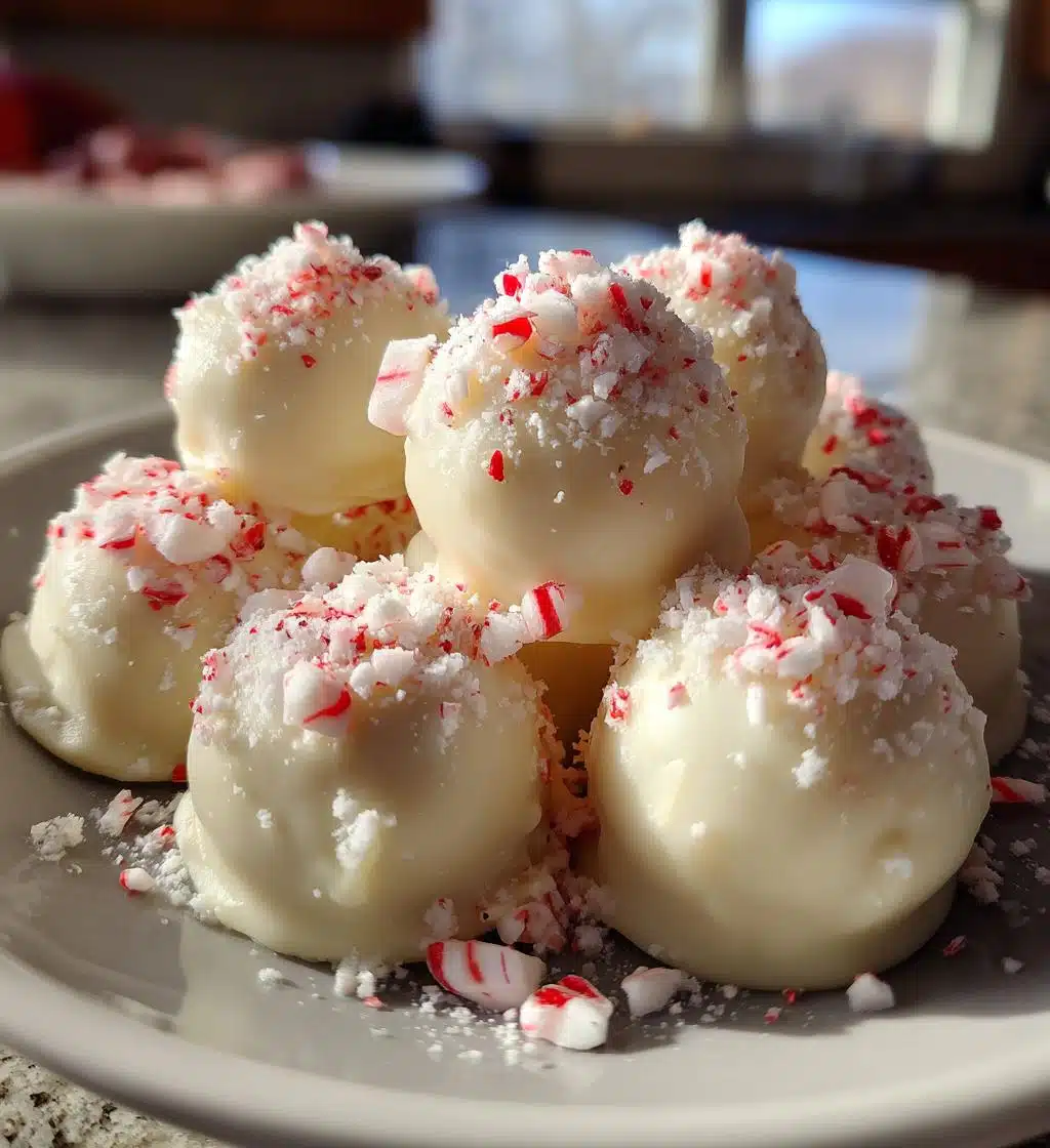 Christmas White Chocolate Truffles - detail 1