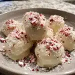 Christmas White Chocolate Truffles