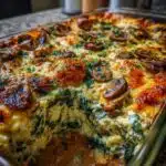Creamy Spinach Mushroom Lasagna