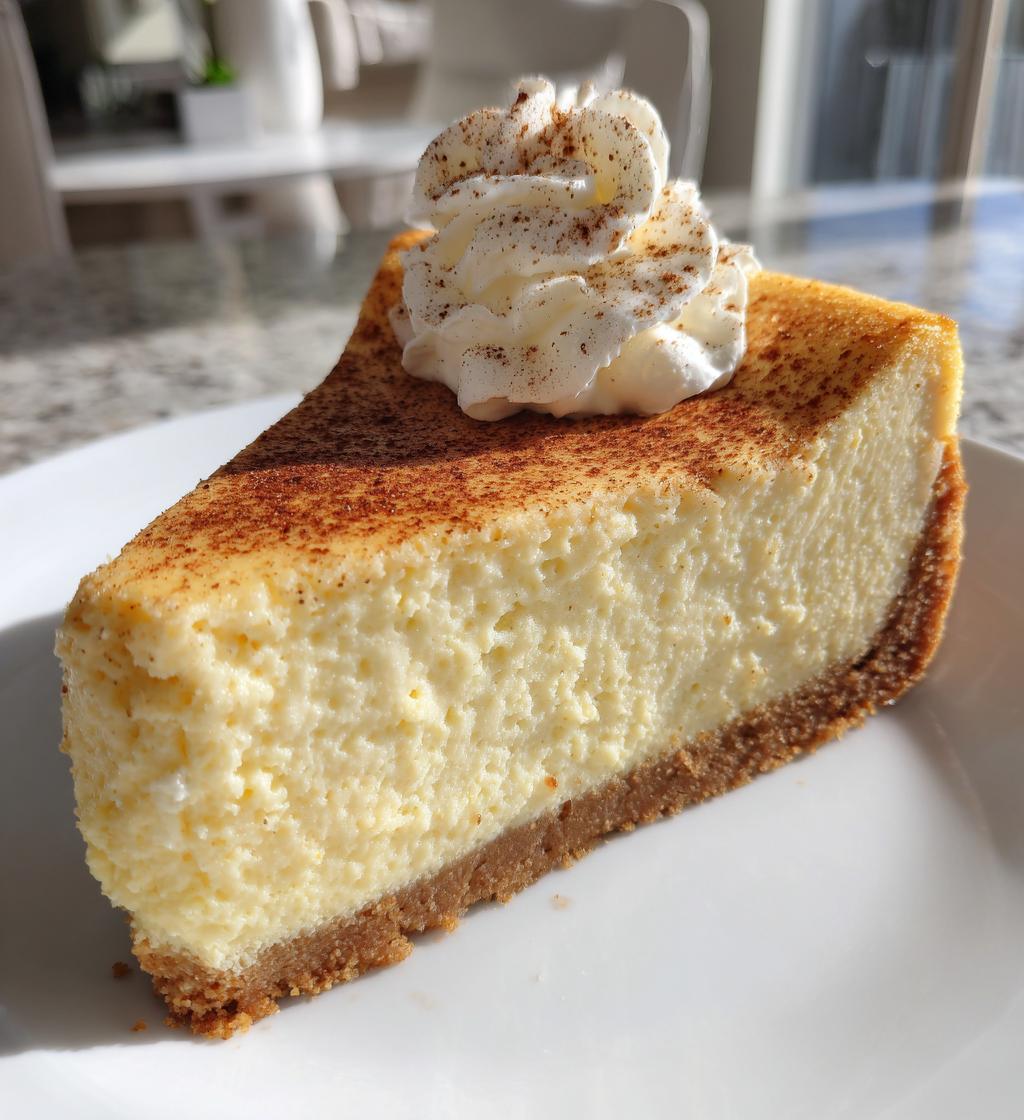 Eggnog Cheesecake Christmas Style