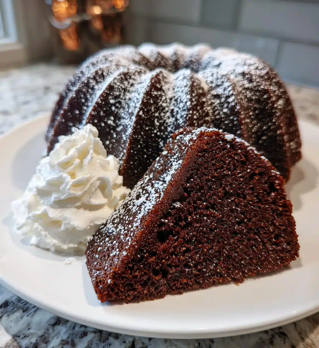 Gingerbread Bundt Cake for Christmas - detail 1
