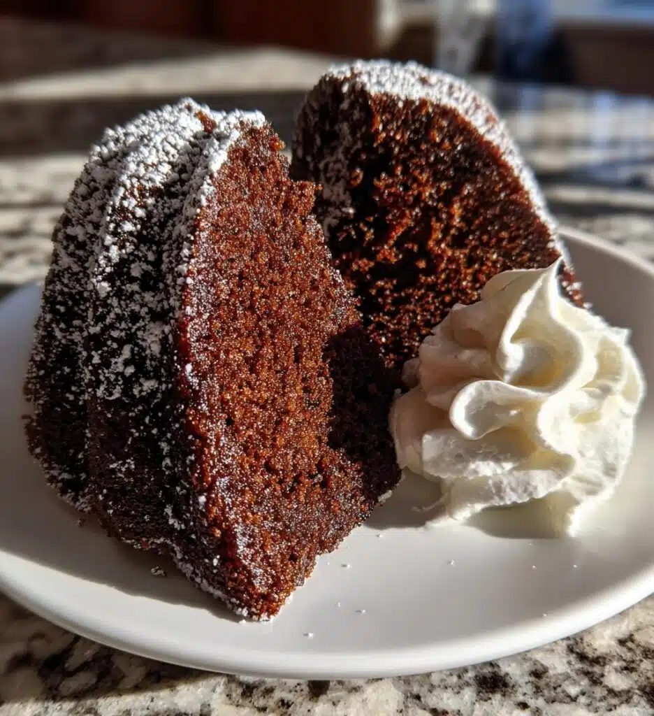 Gingerbread Bundt Cake for Christmas