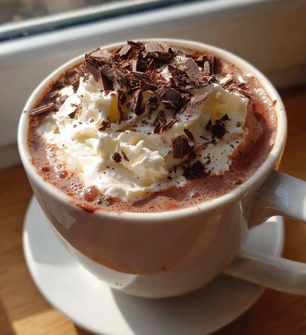 Hot Chocolate with Whipped Cream for Christmas - detail 1